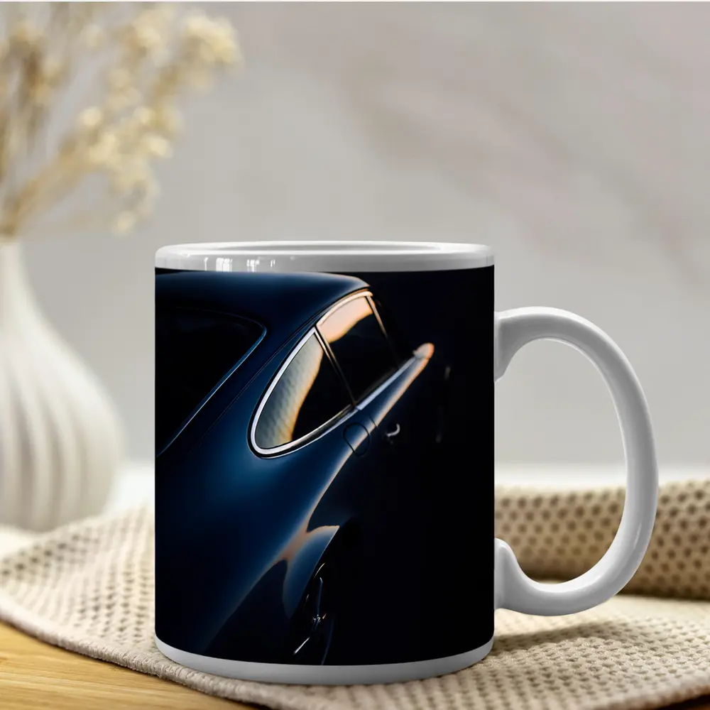 Porsche 911 Dark Moody Golden Hour – Mugs