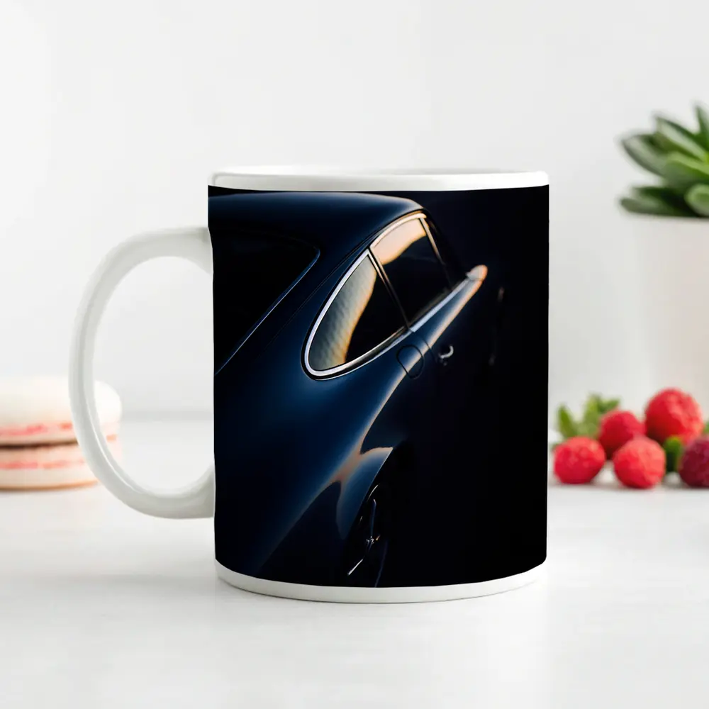 Porsche 911 Dark Moody Golden Hour – Mugs