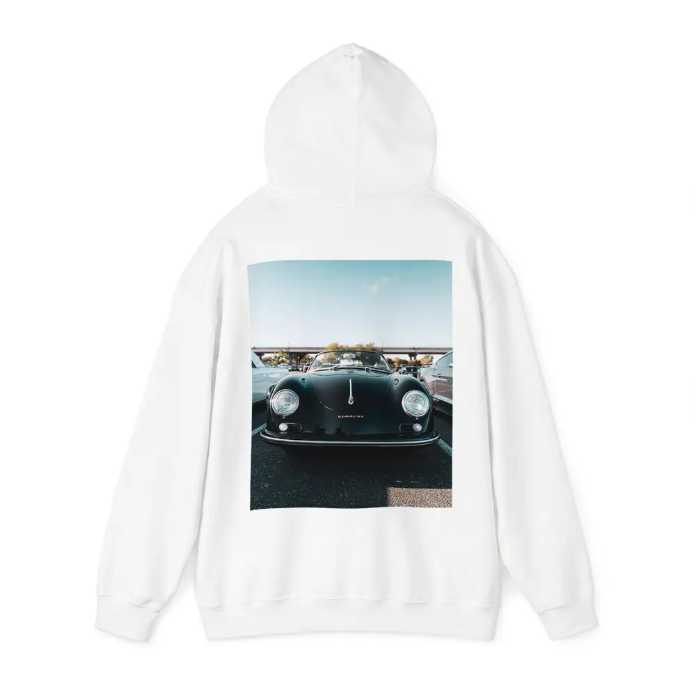 Porsche 356 Speedster Dark Green Parking Lot – Hoodies