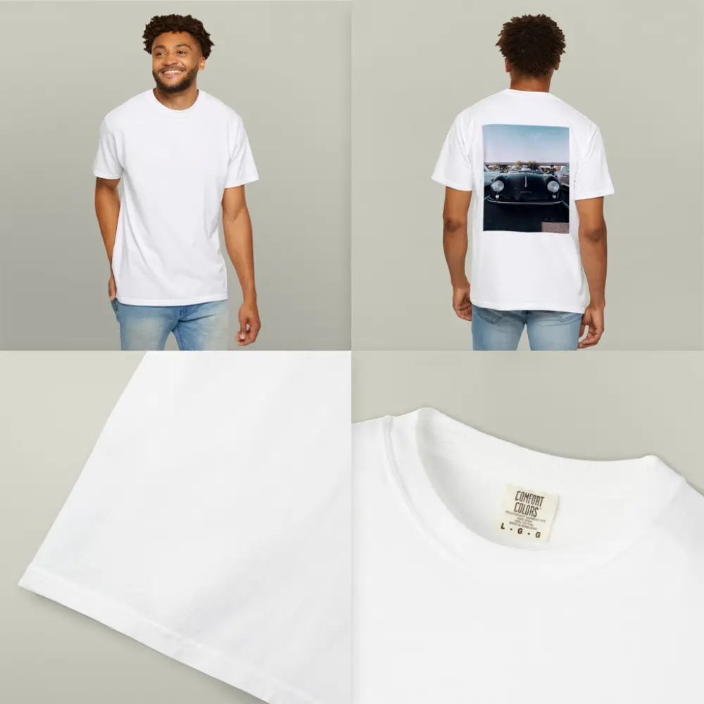 Porsche 356 Speedster Dark Green Parking Lot – T-Shirts