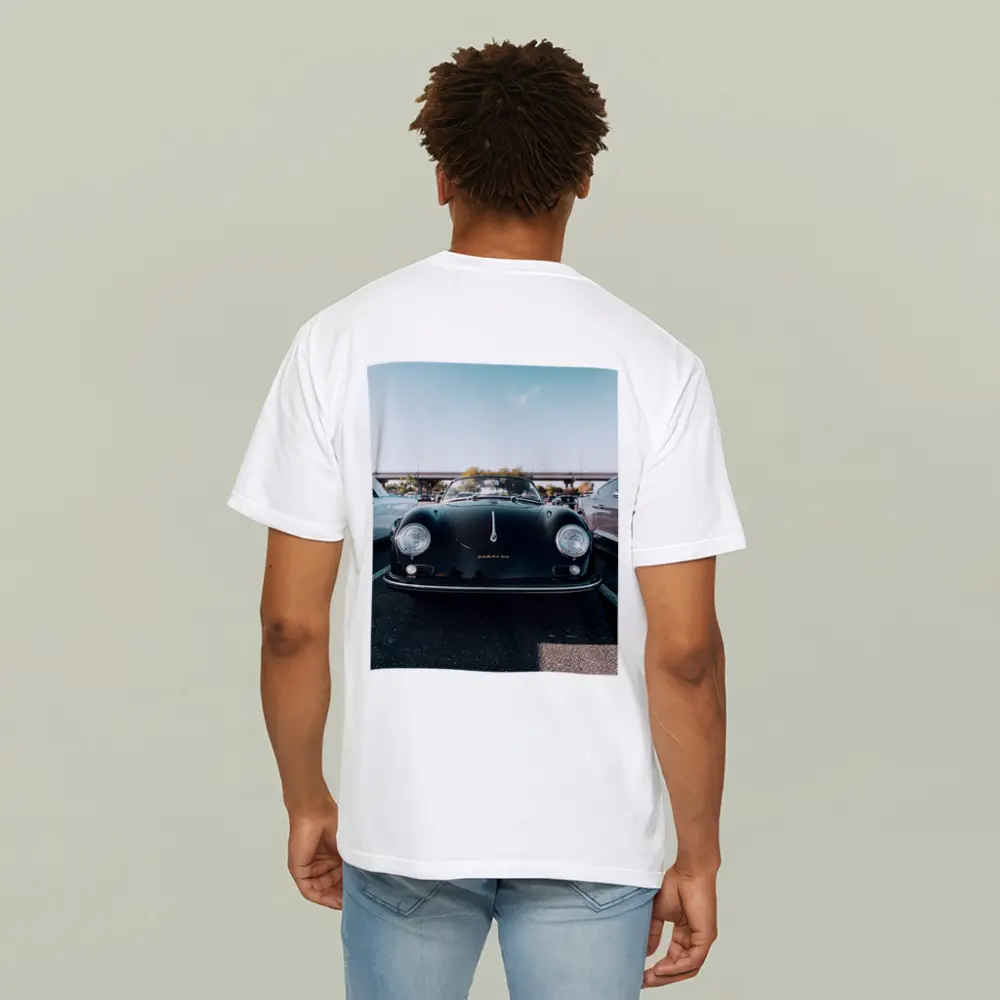Porsche 356 Speedster Dark Green Parking Lot – T-Shirts