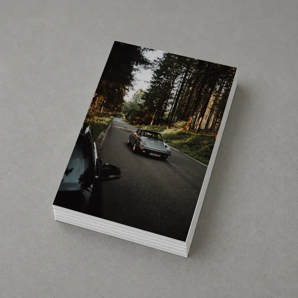 Porsche 911 Classic Forest Road Drive – Postcards