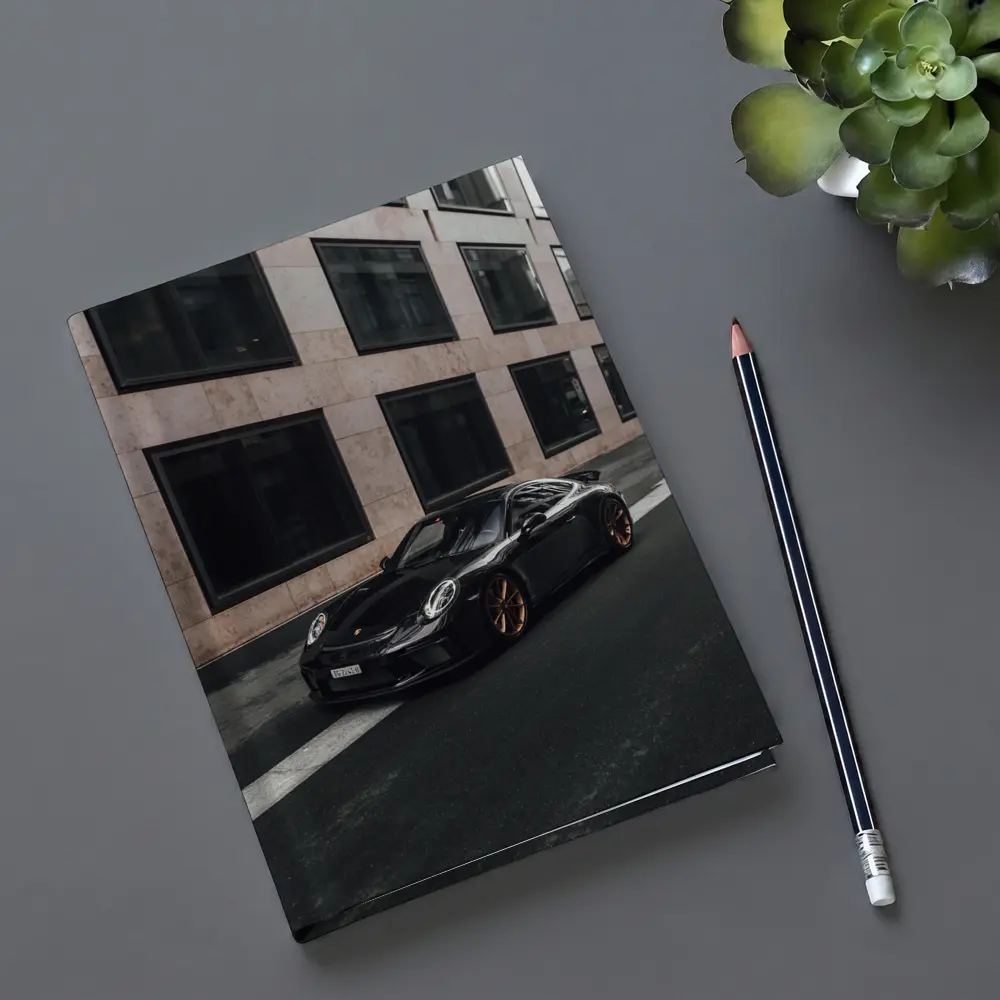 Black Porsche 911 GT3 City Street – Notebooks