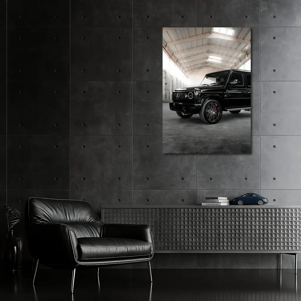 Mercedes G-Class AMG Black Warehouse – Wall Art