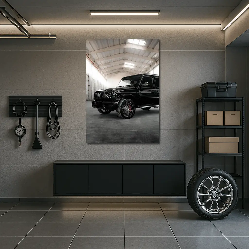 Mercedes G-Class AMG Black Warehouse – Wall Art