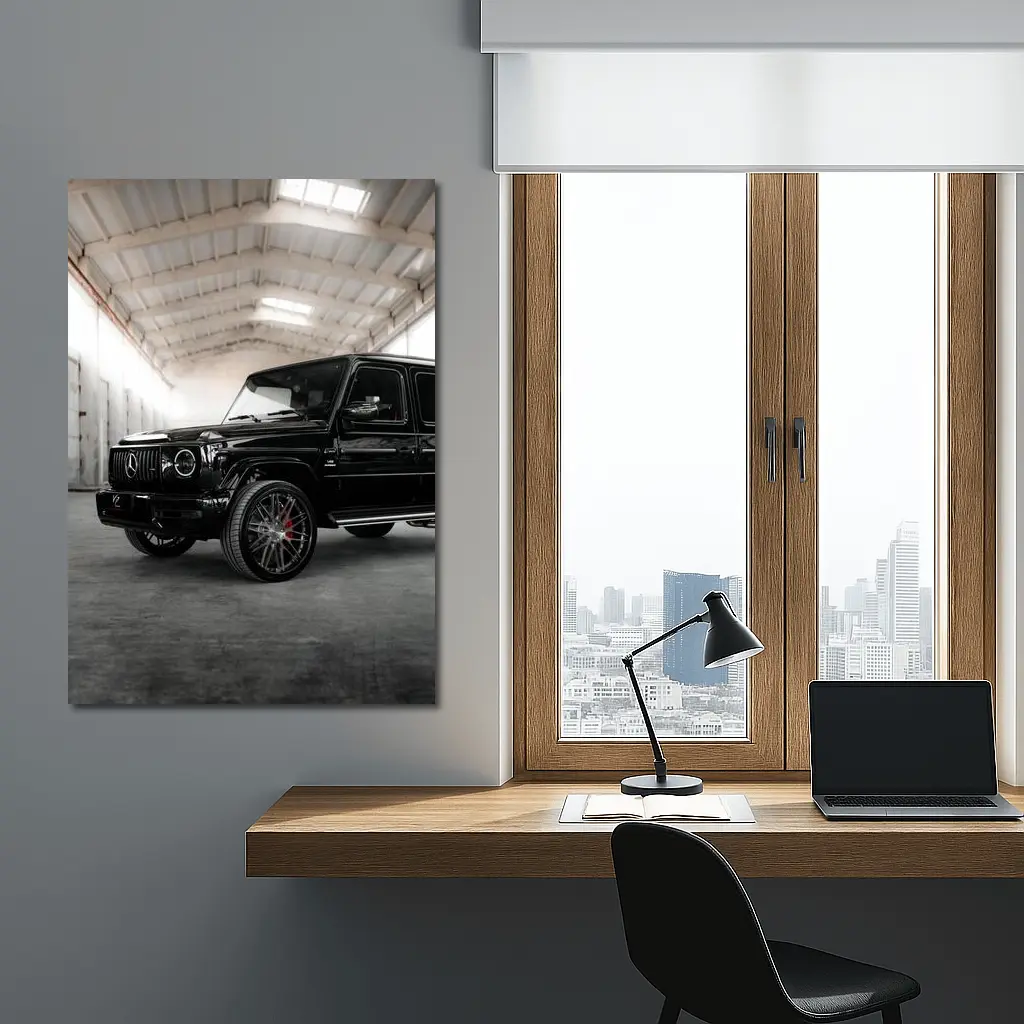Mercedes G-Class AMG Black Warehouse – Wall Art