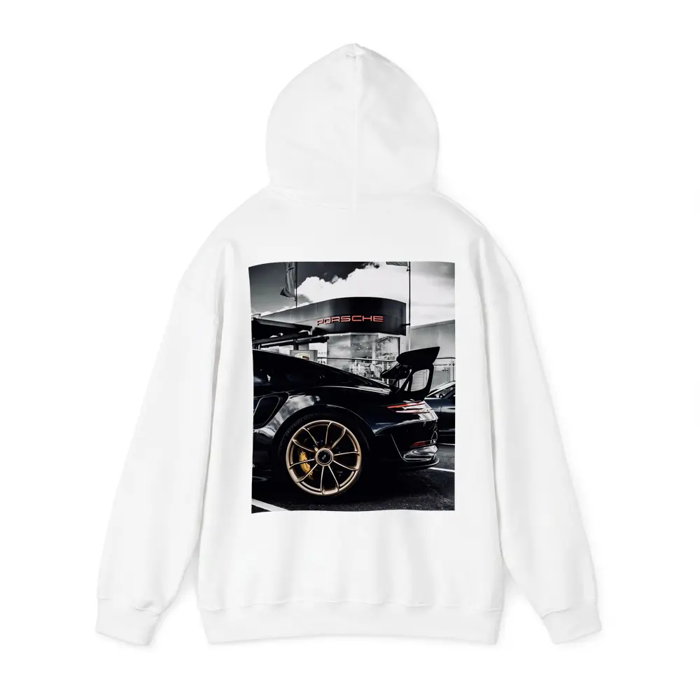 Porsche GT2 RS Black Gold Wheels Dealership – Hoodies