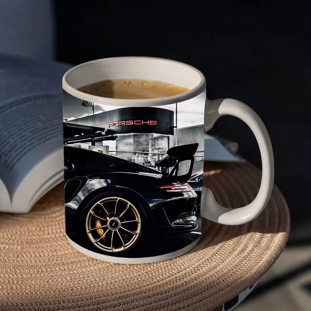 Porsche GT2 RS Black Gold Wheels Dealership – Mugs