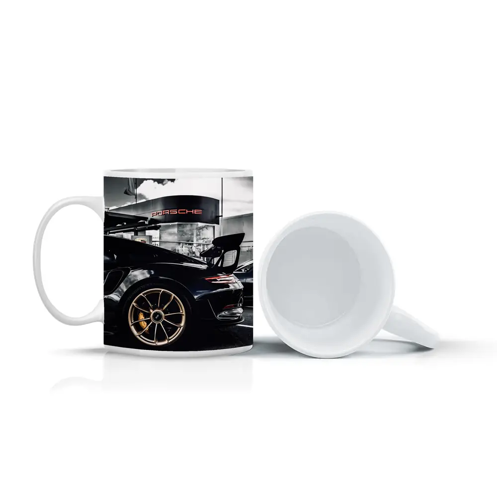 Porsche GT2 RS Black Gold Wheels Dealership – Mugs