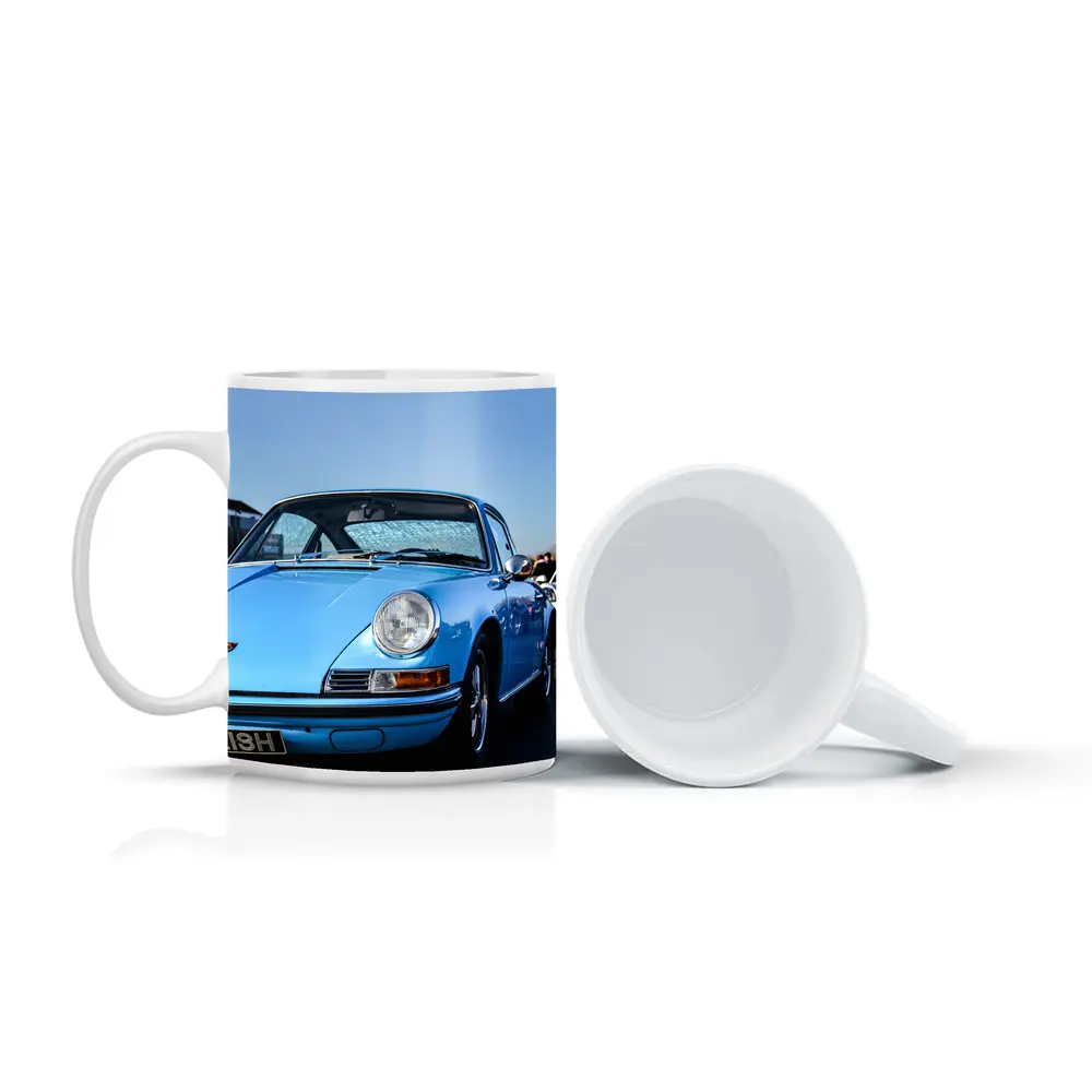 Classic Porsche 911 Blue Sunny Day – Mugs