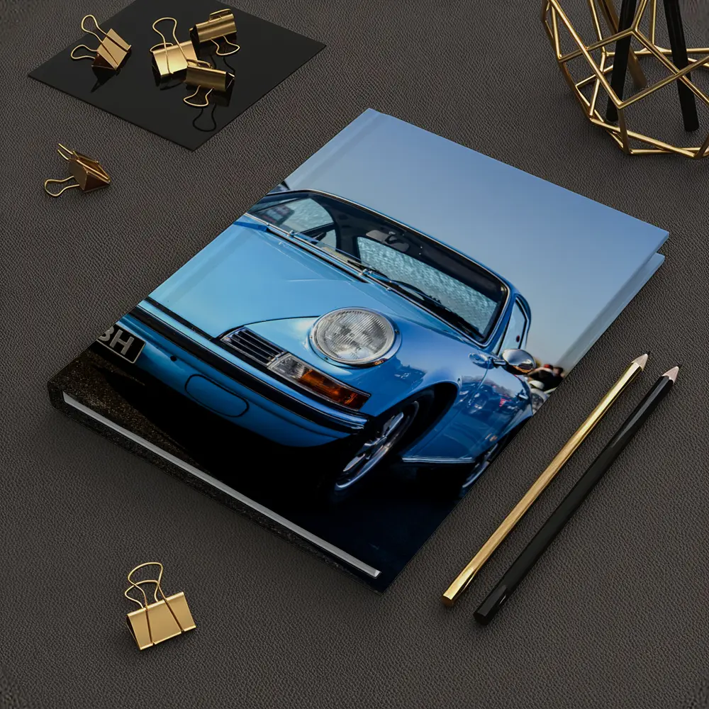 Classic Porsche 911 Blue Sunny Day – Notebooks