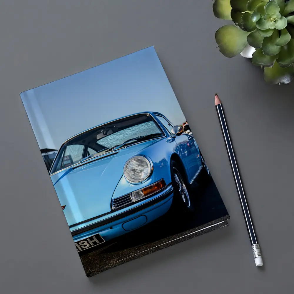 Classic Porsche 911 Blue Sunny Day – Notebooks