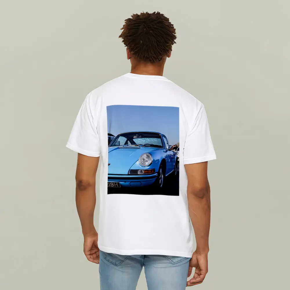 Classic Porsche 911 Blue Sunny Day – T-Shirts