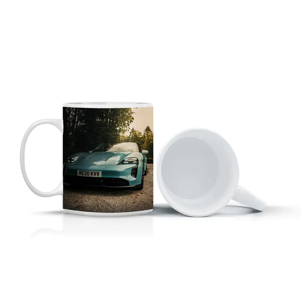 Porsche Taycan Teal Green Gravel Driveway – Mugs