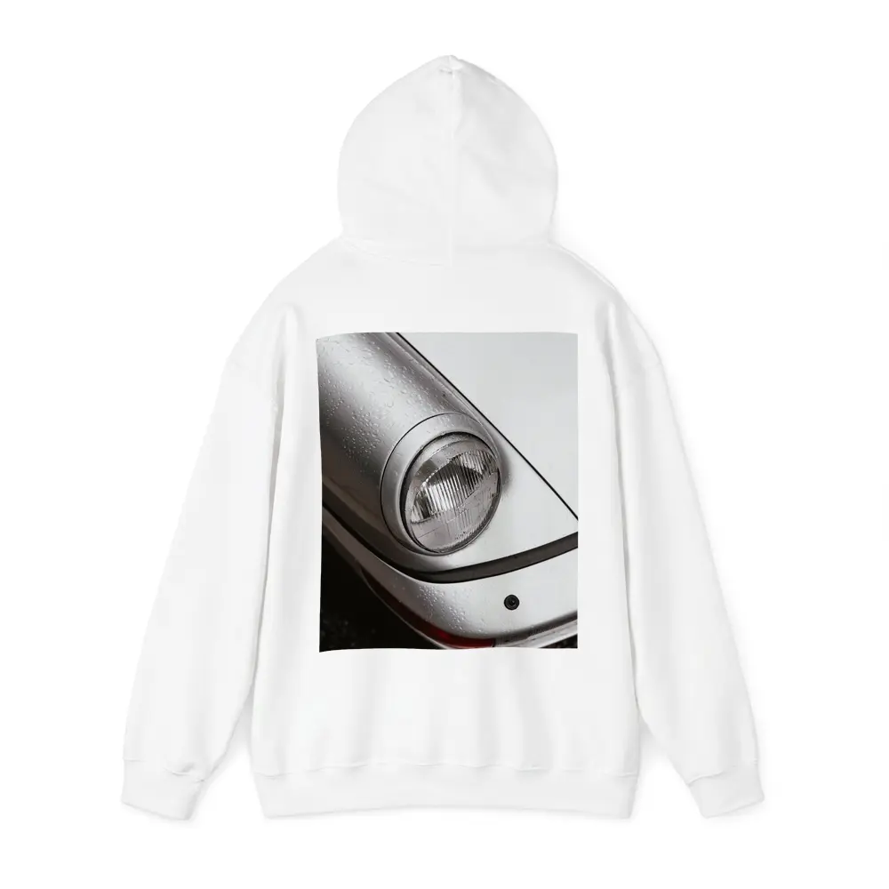 Porsche 911 Headlight Close Up Rainy Day – Hoodies