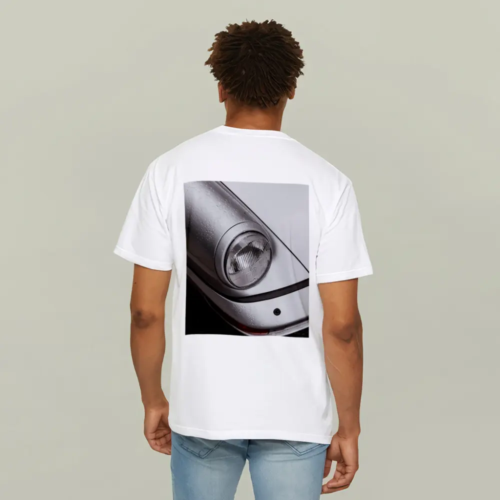Porsche 911 Headlight Close Up Rainy Day – T-Shirts