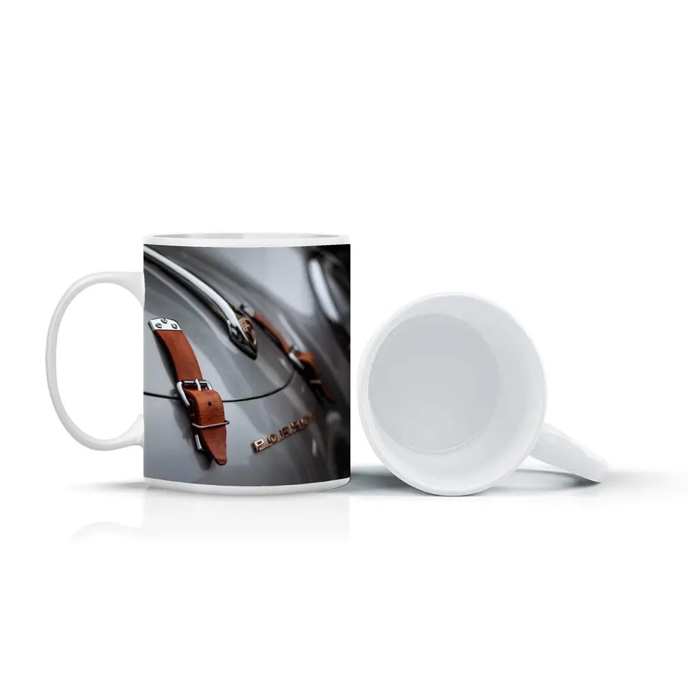 Classic Porsche Hood Strap Detail Gray – Mugs