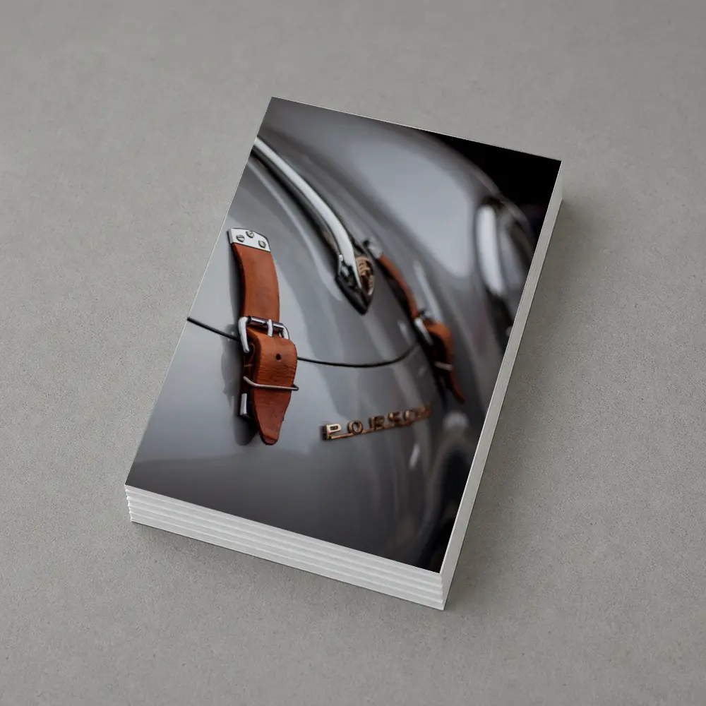 Classic Porsche Hood Strap Detail Gray – Postcards