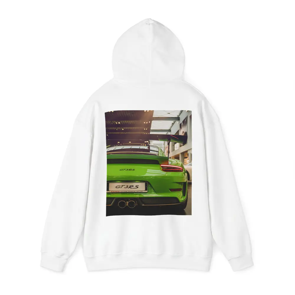 Porsche GT3 RS Green Rear Dealership – Hoodies