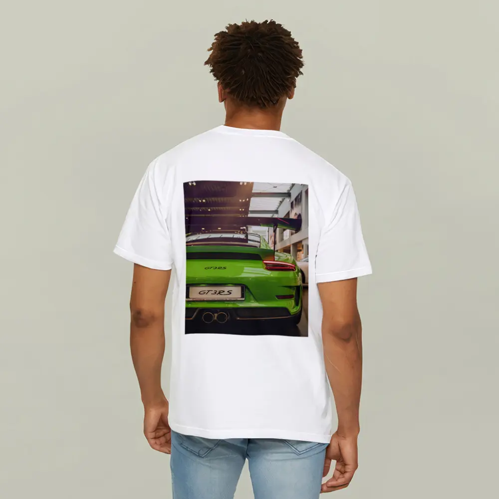 Porsche GT3 RS Green Rear Dealership – T-Shirts