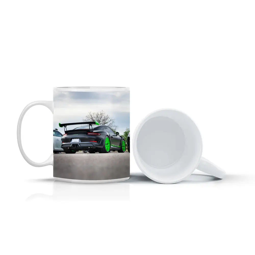 Porsche 911 GT3 RS Matte Black Green – Mugs
