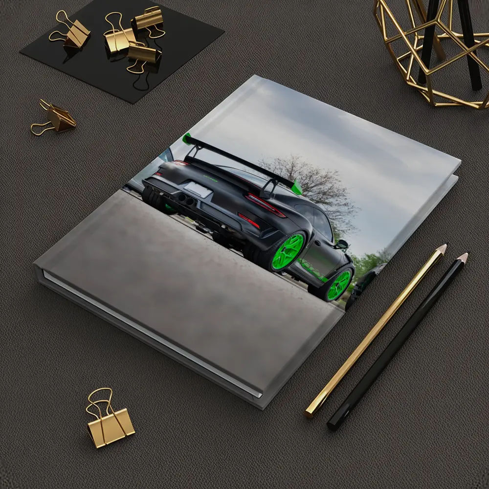 Porsche 911 GT3 RS Matte Black Green – Notebooks