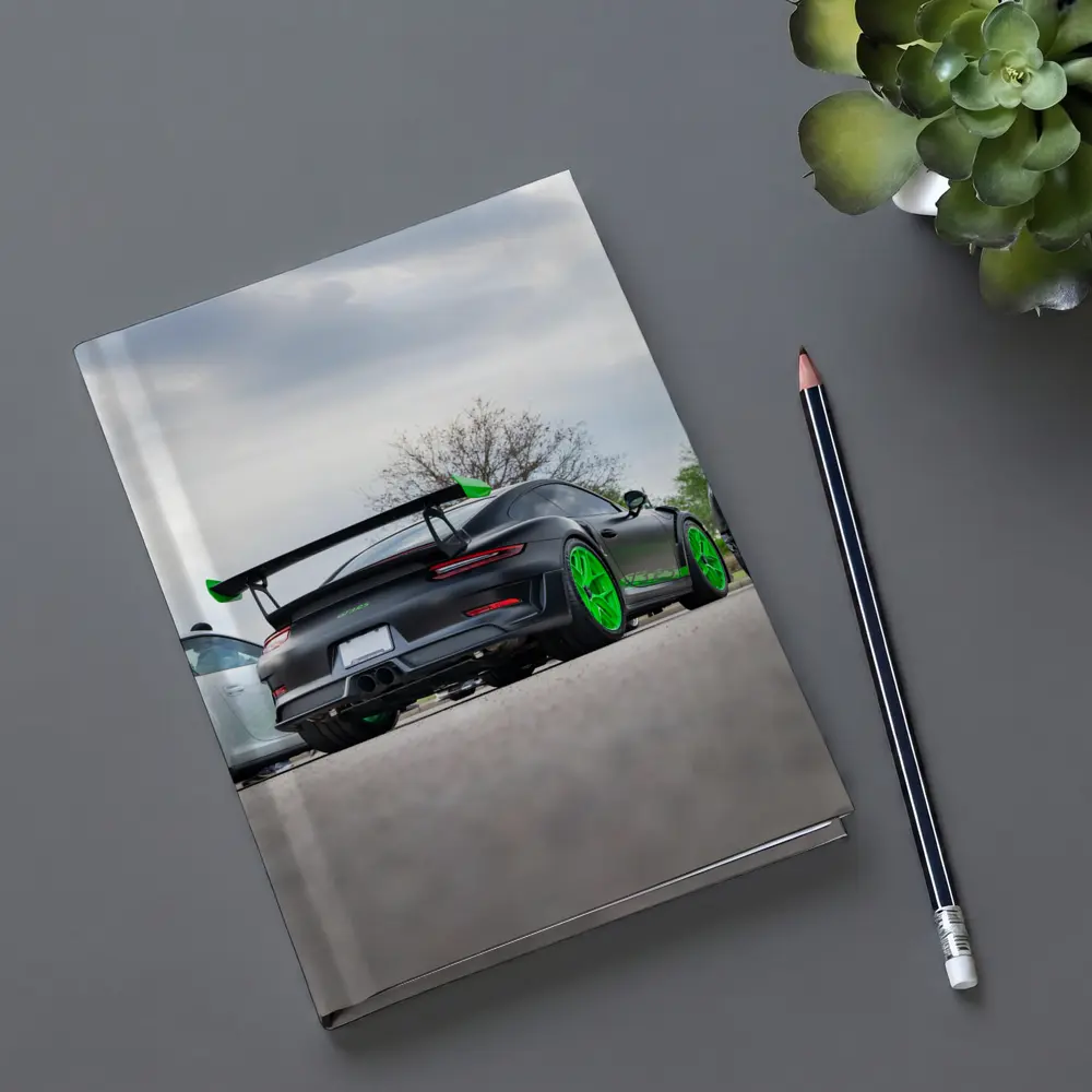 Porsche 911 GT3 RS Matte Black Green – Notebooks