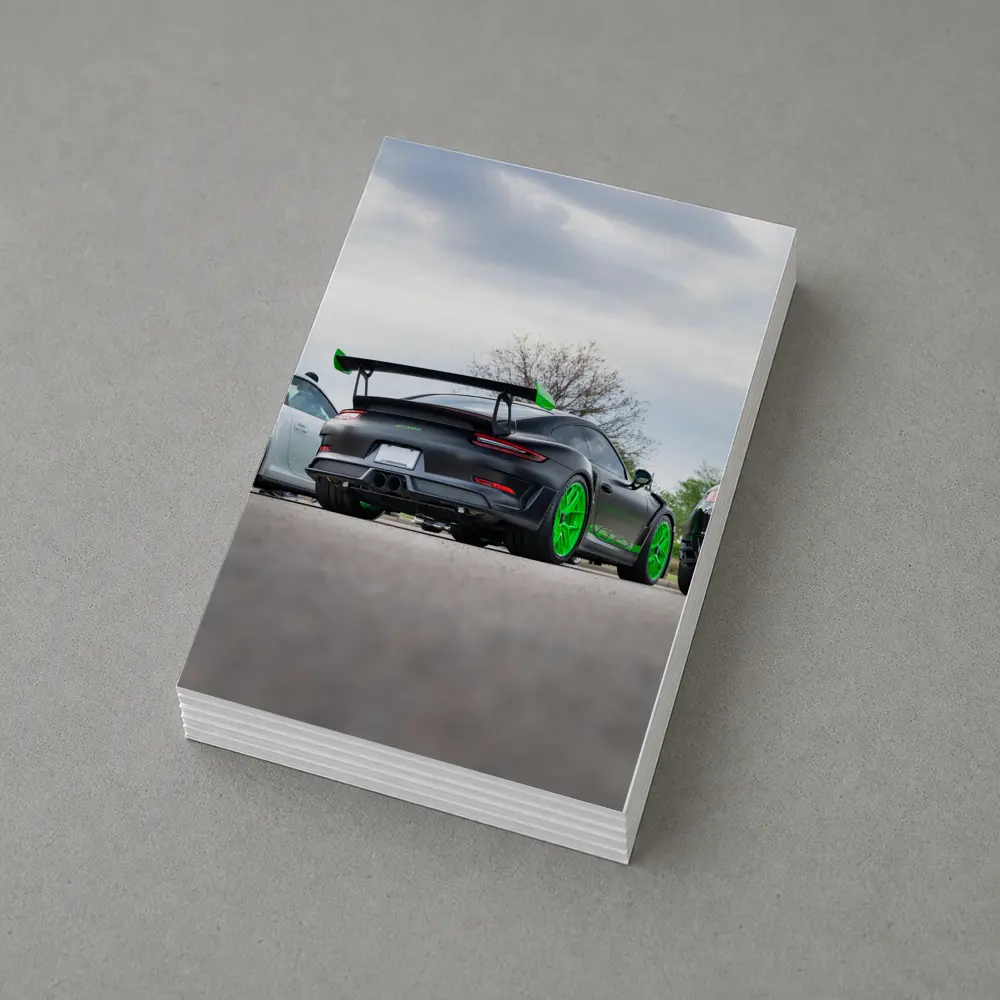 Porsche 911 GT3 RS Matte Black Green – Postcards