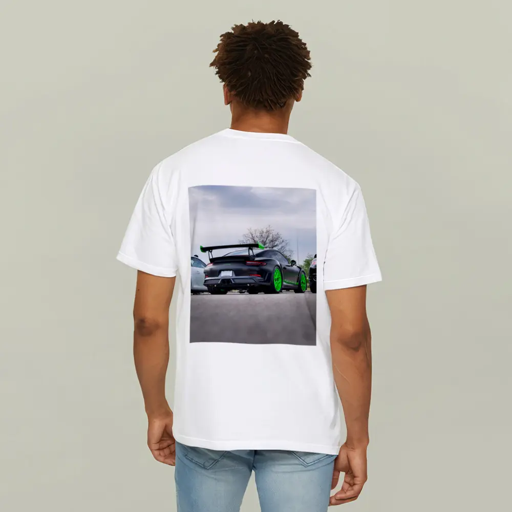 Porsche 911 GT3 RS Matte Black Green – T-Shirts