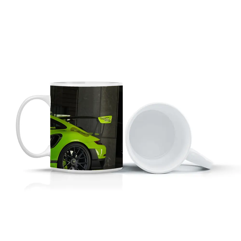 Porsche GT RS Weissach Package Acid Green – Mugs