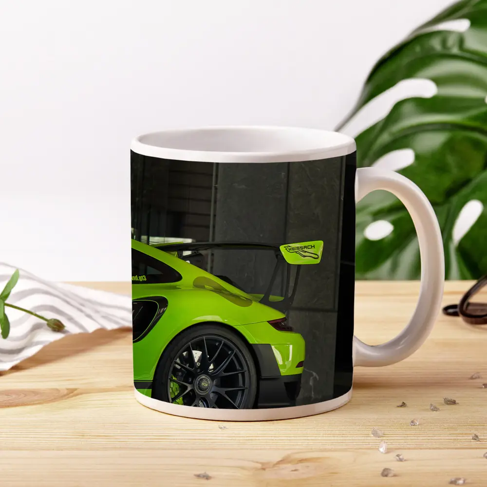 Porsche GT RS Weissach Package Acid Green – Mugs
