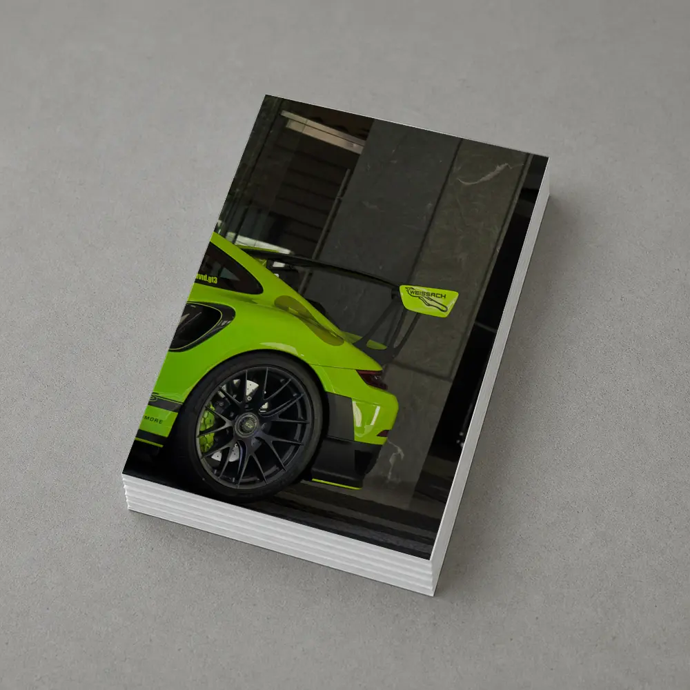 Porsche GT RS Weissach Package Acid Green – Postcards