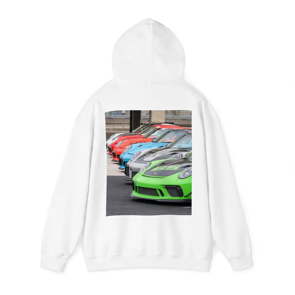 Porsche GT3 RS Cars Lined Up Track – Hoodies