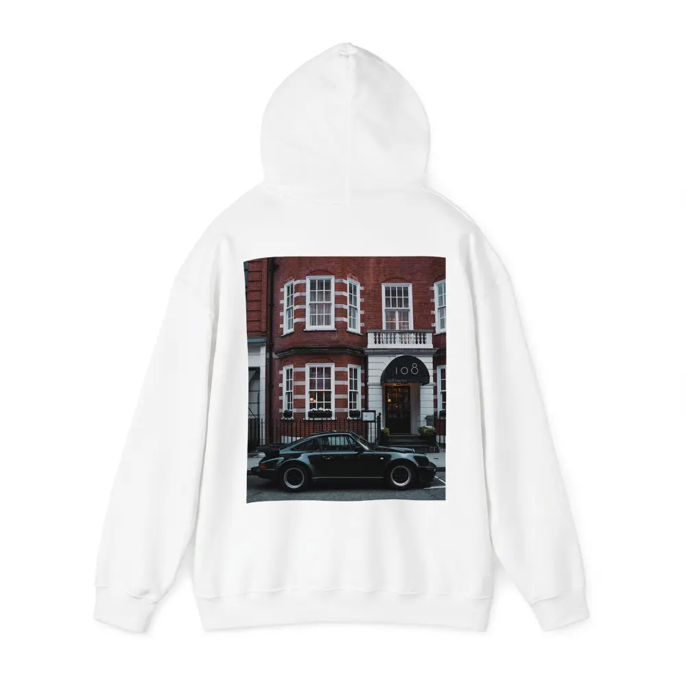 Black Porsche 911 Turbo London Street – Hoodies
