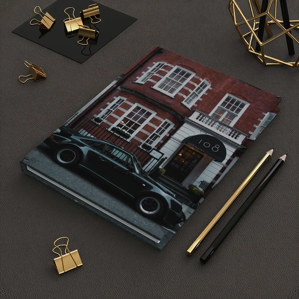 Black Porsche 911 Turbo London Street – Notebooks