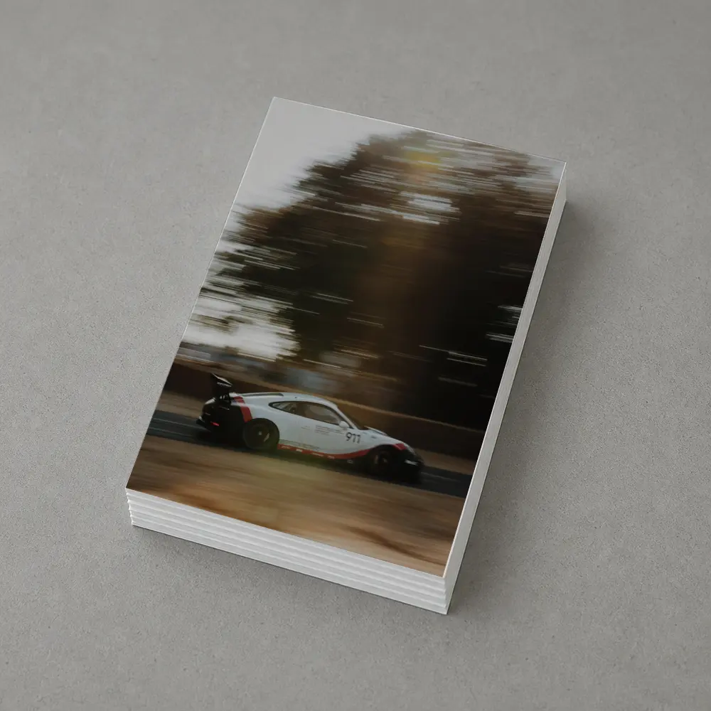 Porsche 911 GT3 Racing Motion Blur – Postcards