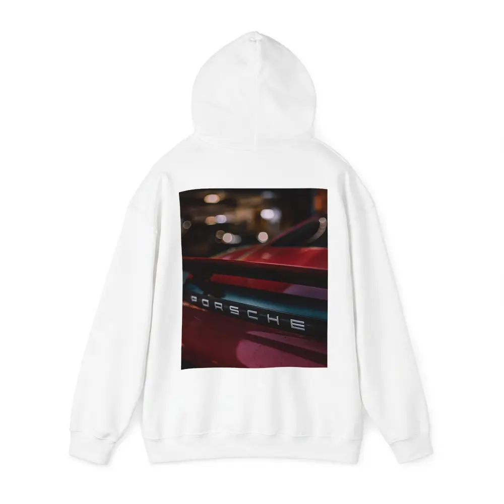 Red Porsche 911 Rear Badge Night City – Hoodies