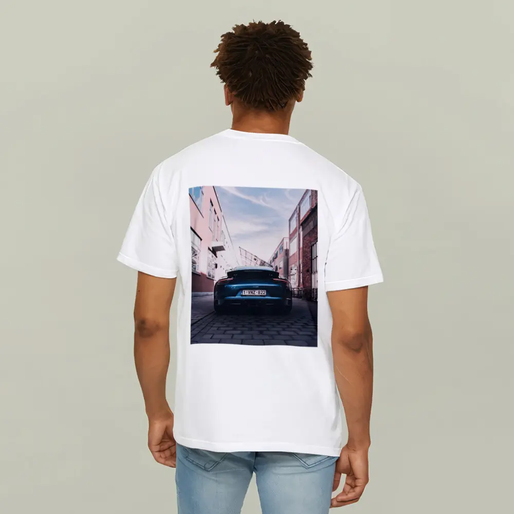 Porsche GT3 Rear View Urban Alley – T-Shirts