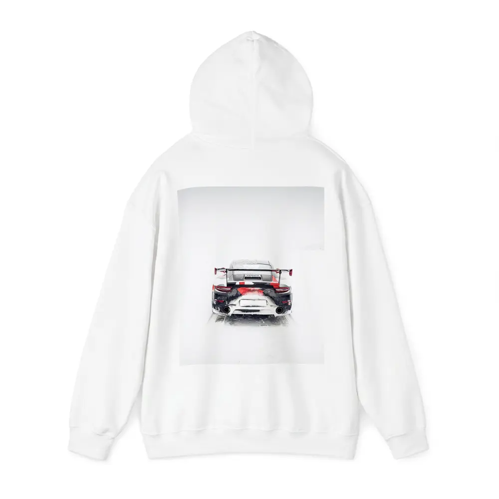 Porsche 911 GT2 RS Snow Winter Rear – Hoodies