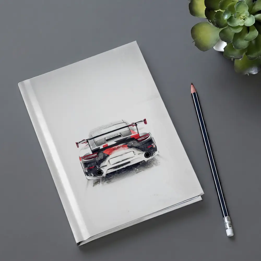 Porsche 911 GT2 RS Snow Winter Rear – Notebooks
