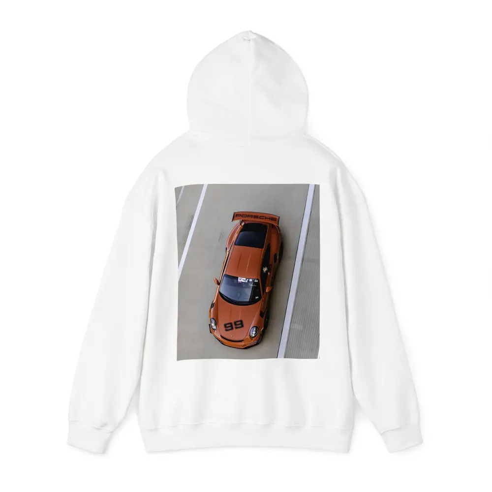 Porsche 911 GT3 Orange Race Track – Hoodies