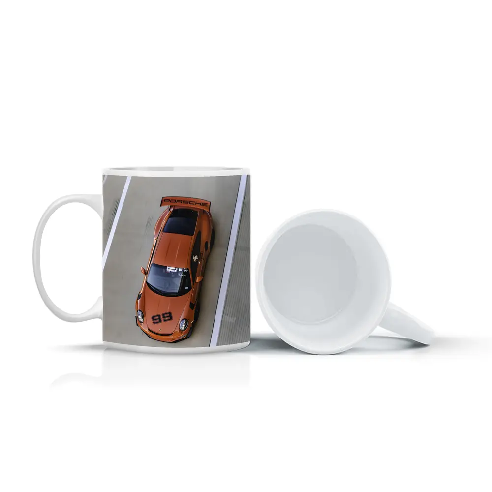 Porsche 911 GT3 Orange Race Track – Mugs