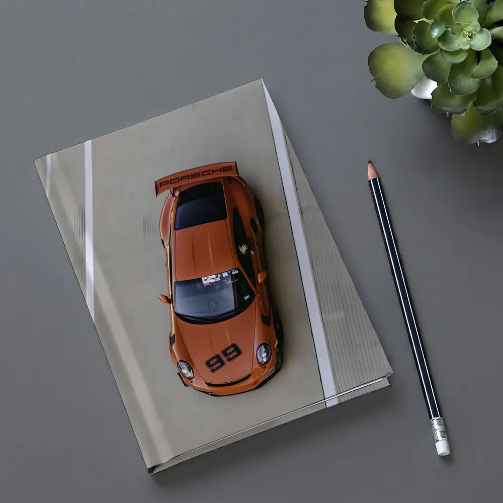 Porsche 911 GT3 Orange Race Track – Notebooks