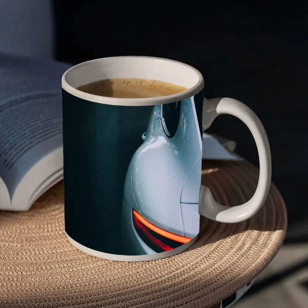 Porsche 911 Rear Dark Moody Background – Mugs