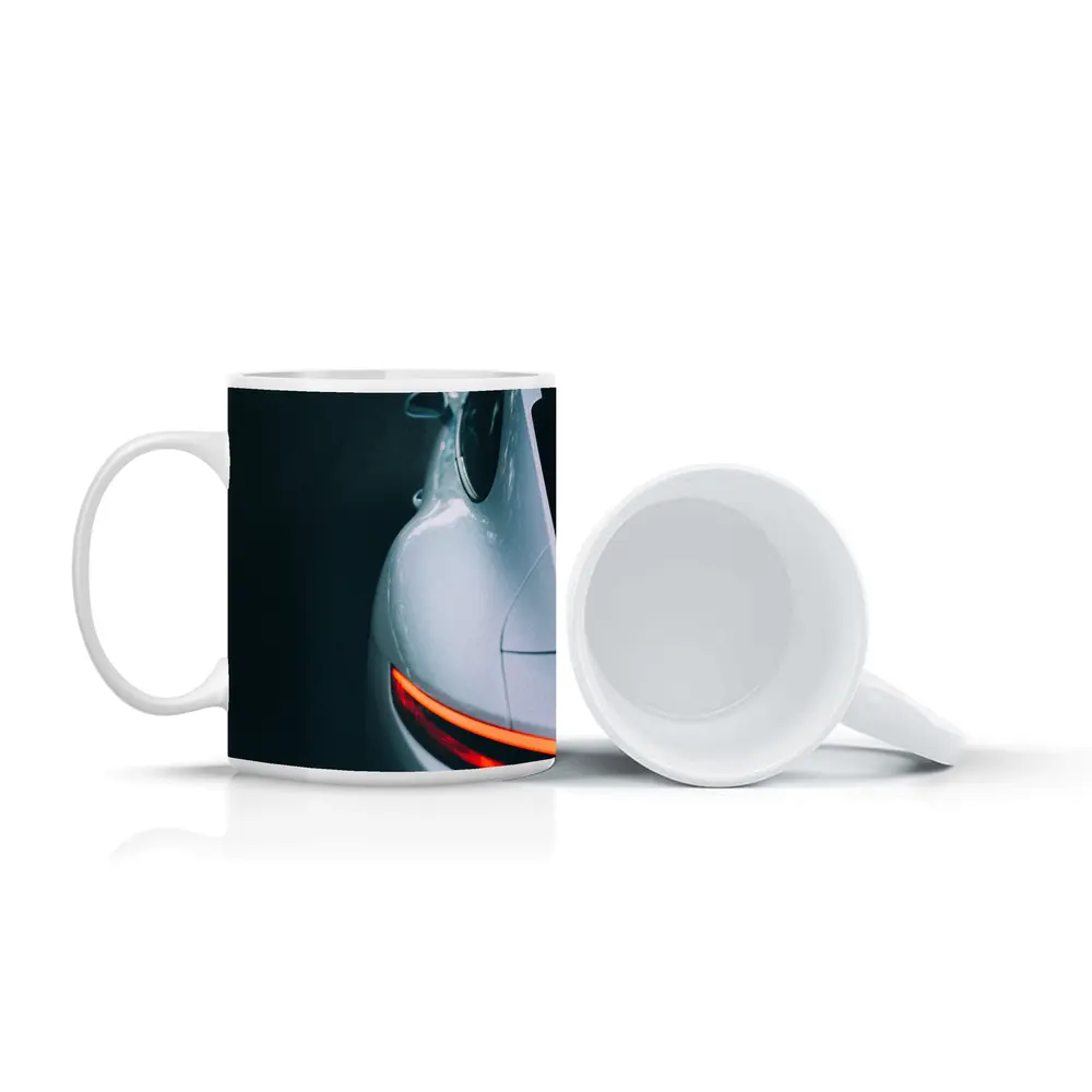 Porsche 911 Rear Dark Moody Background – Mugs
