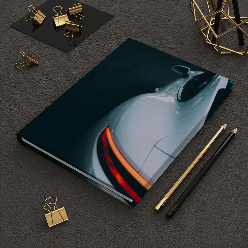 Porsche 911 Rear Dark Moody Background – Notebooks