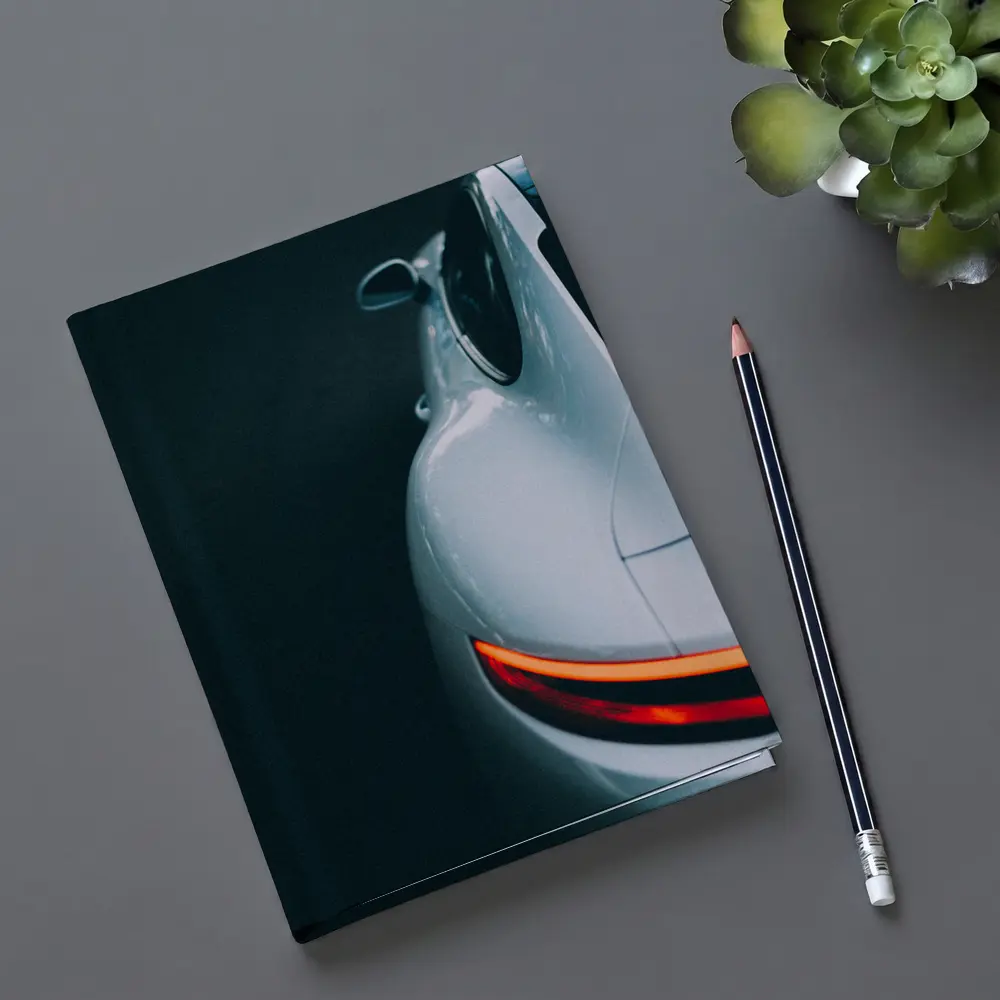 Porsche 911 Rear Dark Moody Background – Notebooks