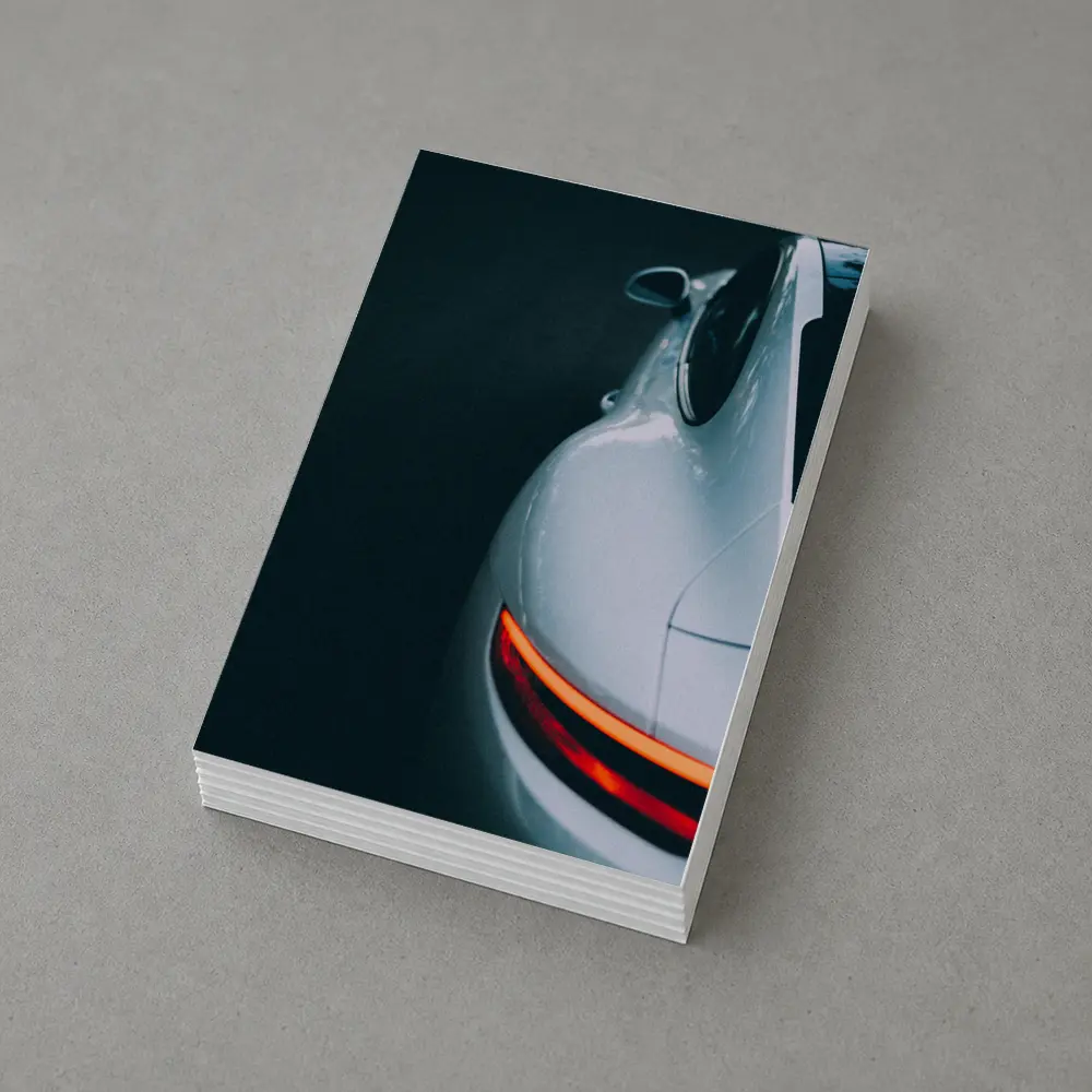 Porsche 911 Rear Dark Moody Background – Postcards