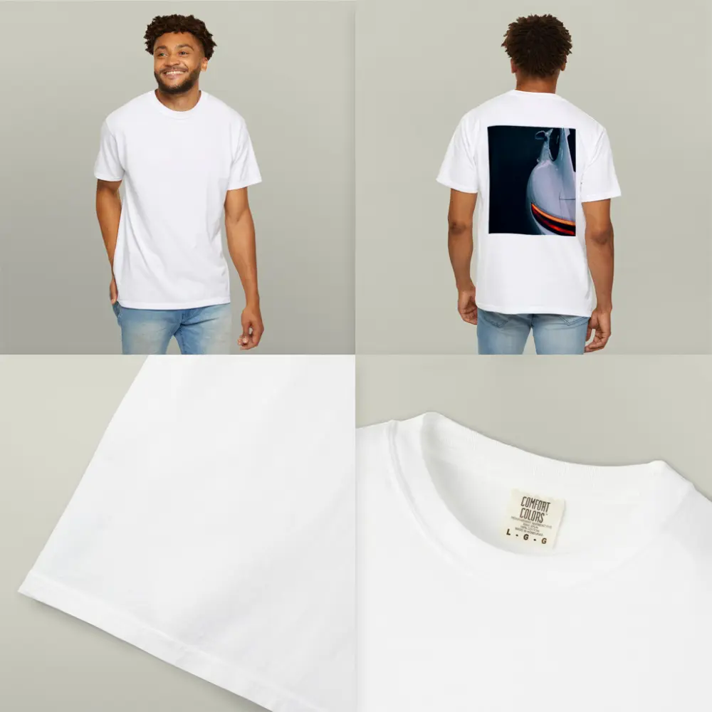 Porsche 911 Rear Dark Moody Background – T-Shirts