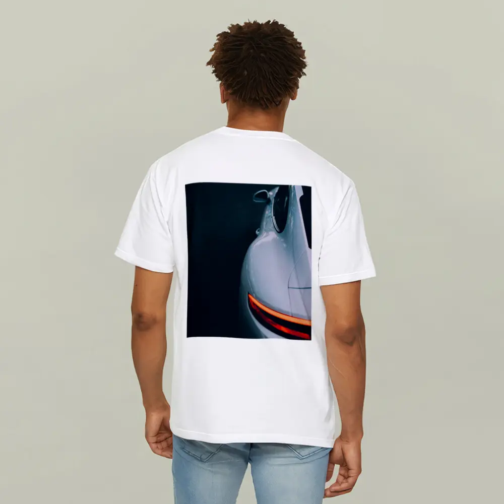 Porsche 911 Rear Dark Moody Background – T-Shirts